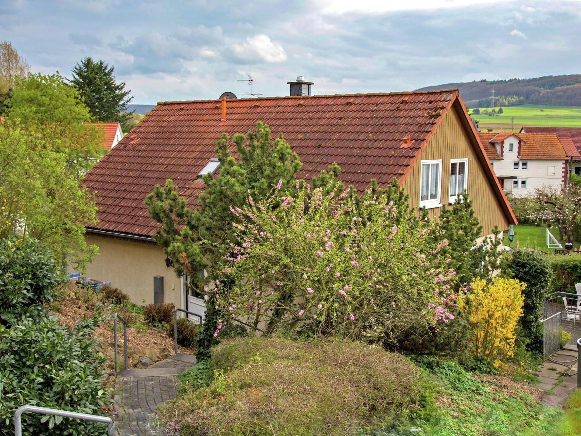 Large Detached Holiday Home In Hesse With Private Garden And Terrace Homberg  Exterior photo